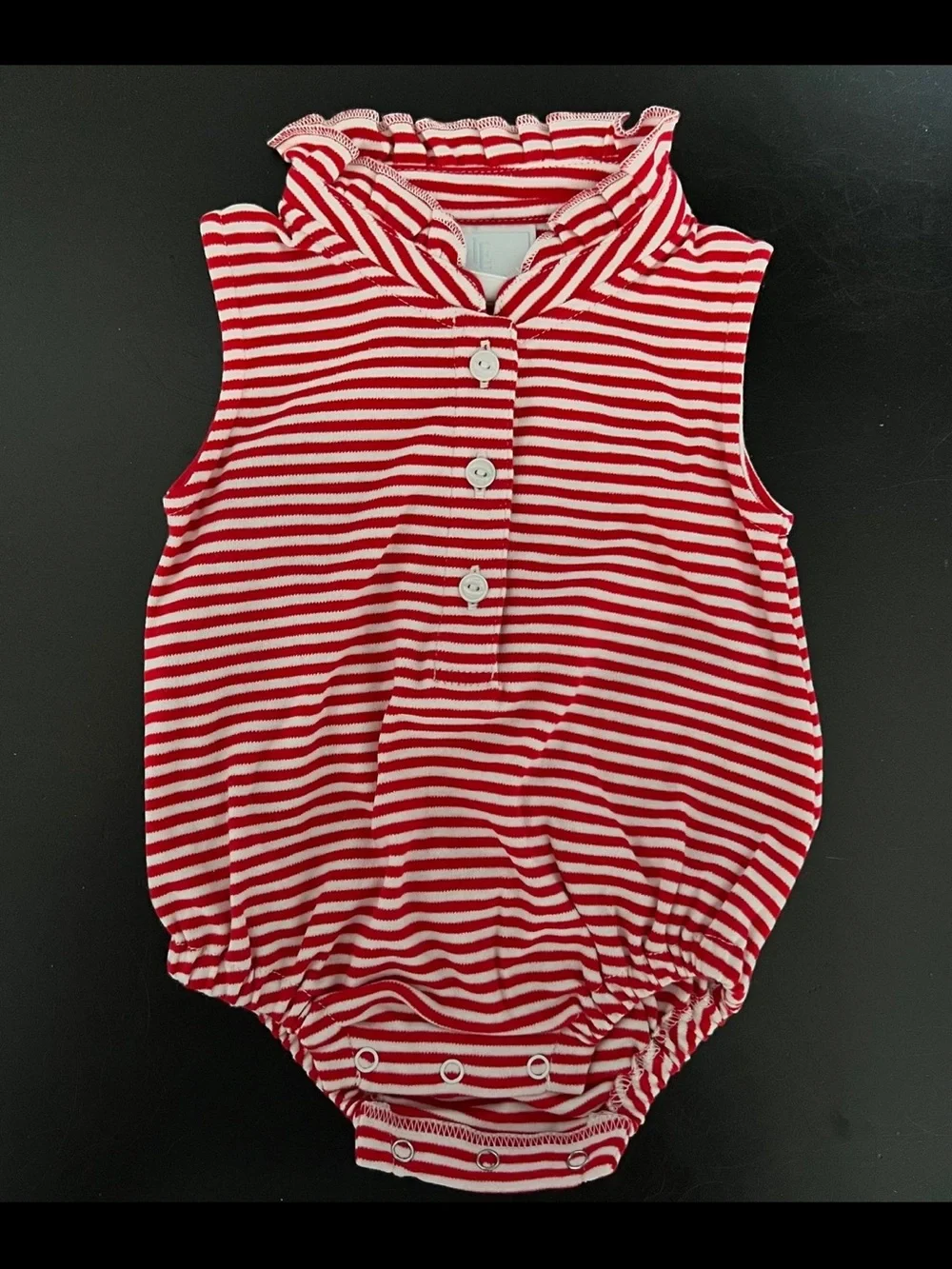 Little English Hastings Bubble Girls 3M Red Stripe